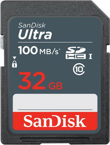 Карта памяти SANDISK SDHC 32GB SDSDUNR-032G-GN3IN