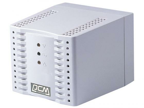 Стабилизатор напряжения Powercom TCA-2000 4 розетки 1 м белый