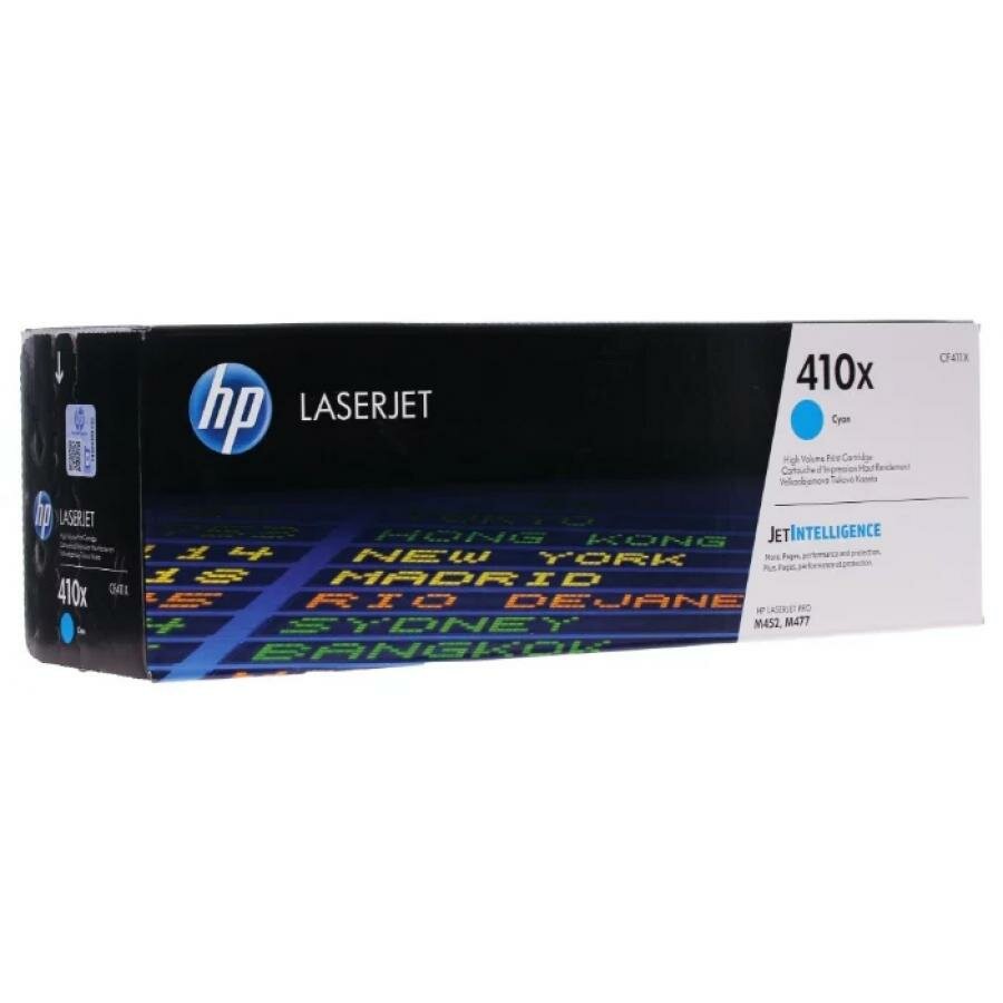 Картридж HP CF411X для HP LJ Pro M452/M477, голубой