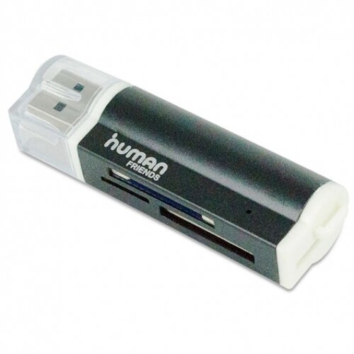 Картридер Human Friends Lighter usb 2.0 TF-microSD, SD-MMC, MS, M2