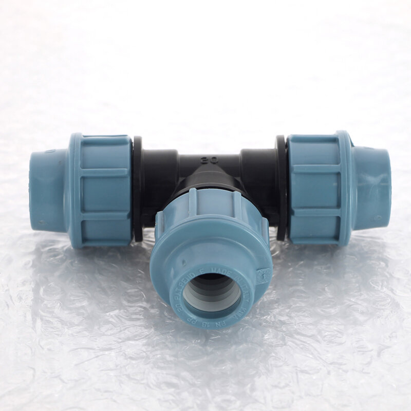 Тройник 20 обжим для труб ПНД UNIDELTA — фото 3