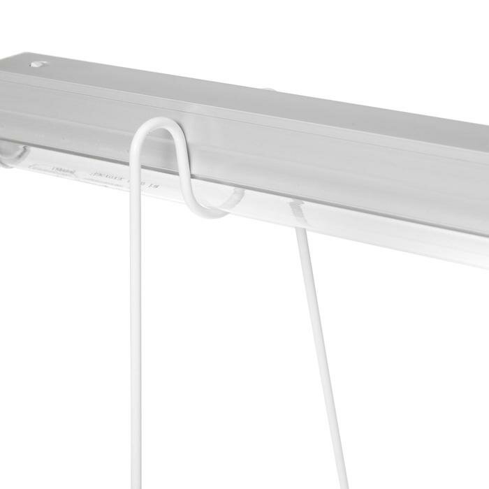 Uniel Подставка для светильника Uniel ULI-P, 500 х 105 х 205 мм, металлич., белая (из 2 частей) - фотография № 3