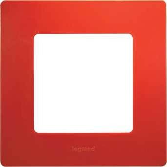 Legrand 672531 Рамка - 1 пост - Etika - красный