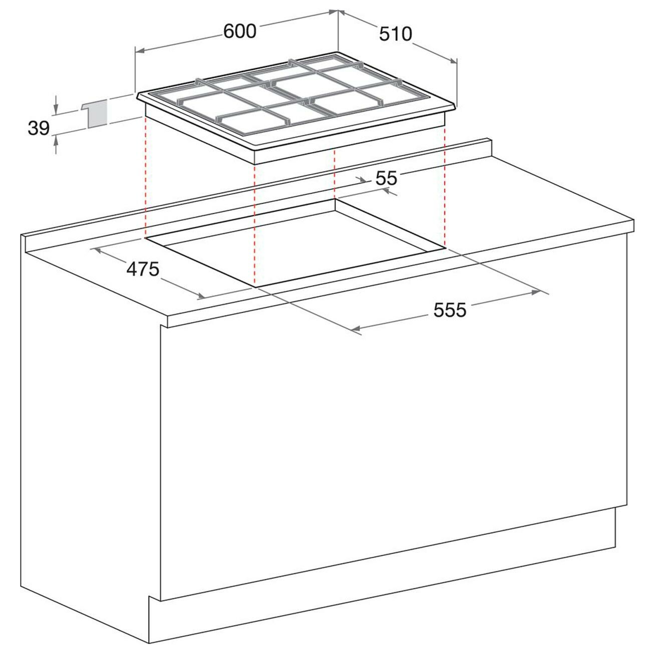 Встраиваемая газовая панель независимая Hotpoint-Ariston PCN 641 /HA(WH) - фотография № 2