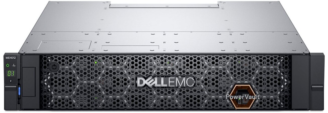 Система хранения данных DELL Дисковая СХД DELL M12-4-1T PowerVault ME5012 2U 12хLFF FC 32Gb iSCSI SAS FC 8 шт. PSU 2