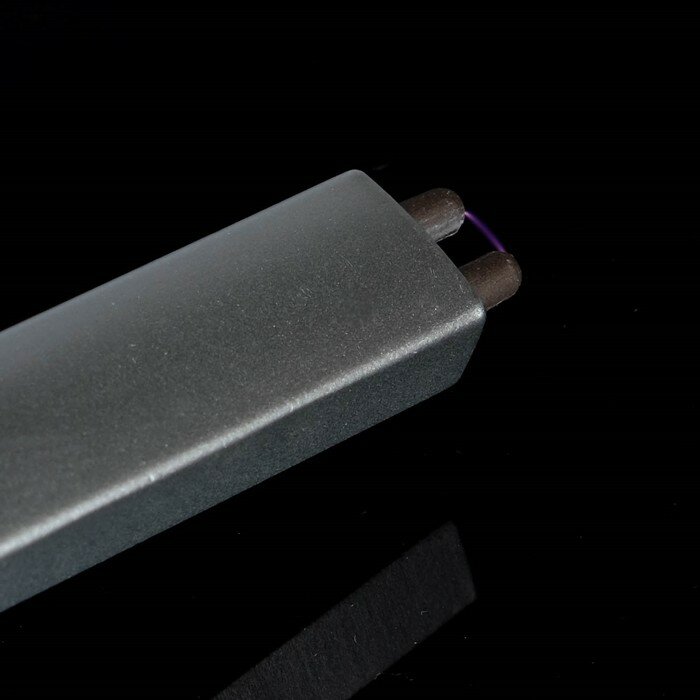 Зажигалка электронная, кухонная, USB, серебристая, 23 х 2.5 х 1.5 см - фотография № 6