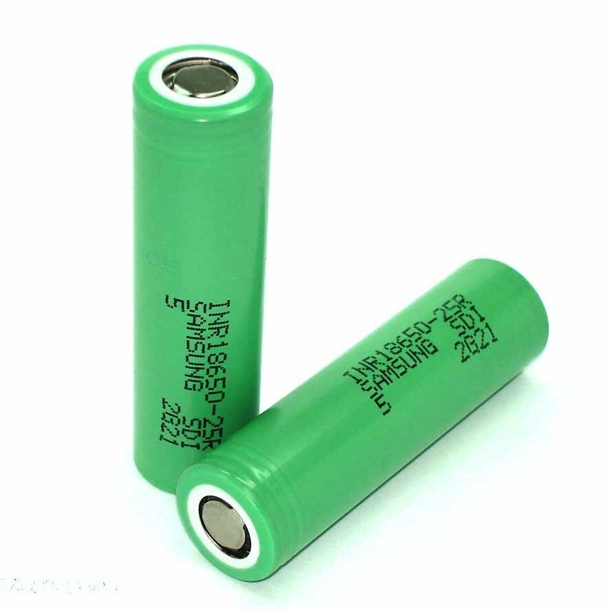 Аккумуляторная батарея Samsung INR18650-25R, INR18650-30Q (20A, 2500mAh)