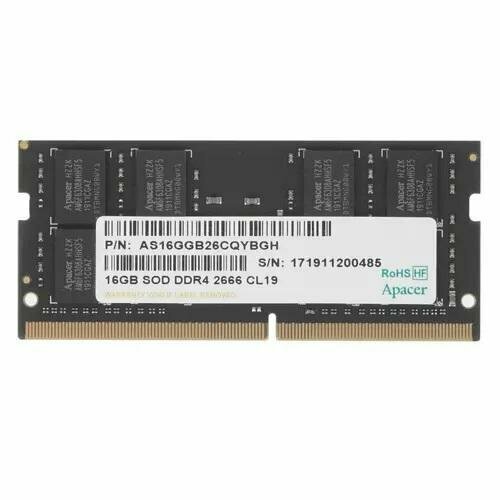 So-dimm ddr4 16gb apacer as16ggb26cqybgh