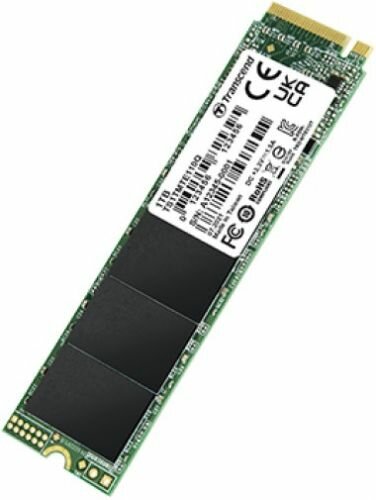 Накопитель SSD M.2 2280 Transcend TS1TMTE110Q SSD110Q 1TB NVMe PCIe 3x4 QLC, 2000/1500MB/s IOPs 170K