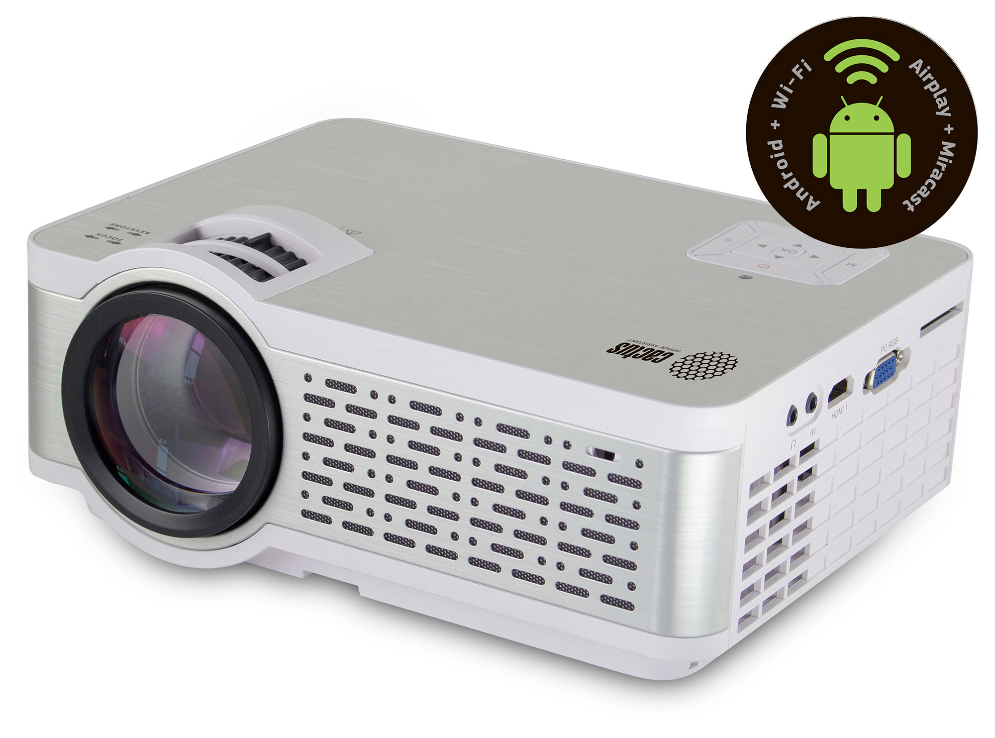 Проектор Cactus CS-PRE.05WT.WXGA-A LCD 1800Lm 1280x720 15001 ресурс лампы30000часов 1xUSB typeA 2xHD