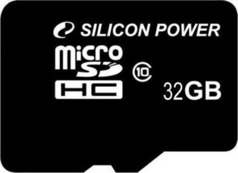 Память microSD 32Gb Silicon Power SP032GbSTH010V10 .