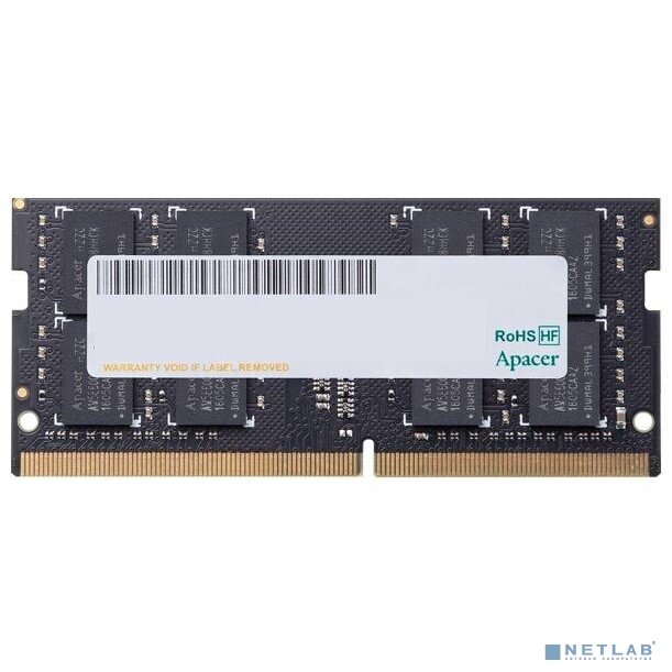 Apacer Модуль памяти Apacer DDR4 SODIMM 8GB ES.08G2V.GNH PC4-21300, 2666MHz Коричневый