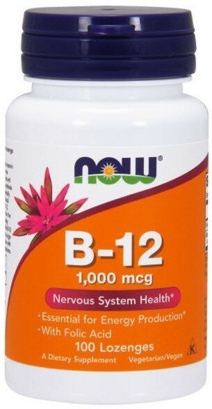 NOW Vitamin B-12 1000 mcg, 100 .