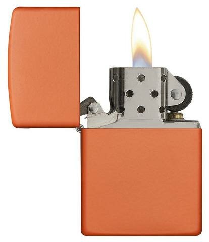 Зажигалка Orange Matte арт. 231 - фотография № 2