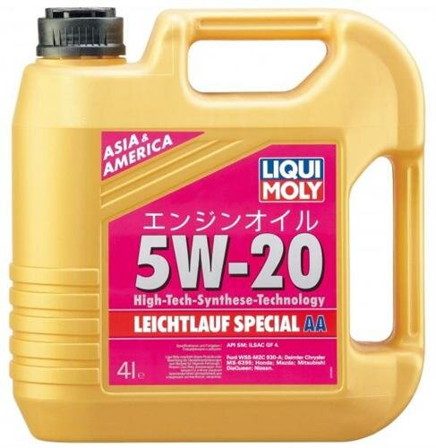 LIQUI MOLY 7621 масло моторное Special Tec AA (Leichtlauf Special AA) 5W-20 (4L)