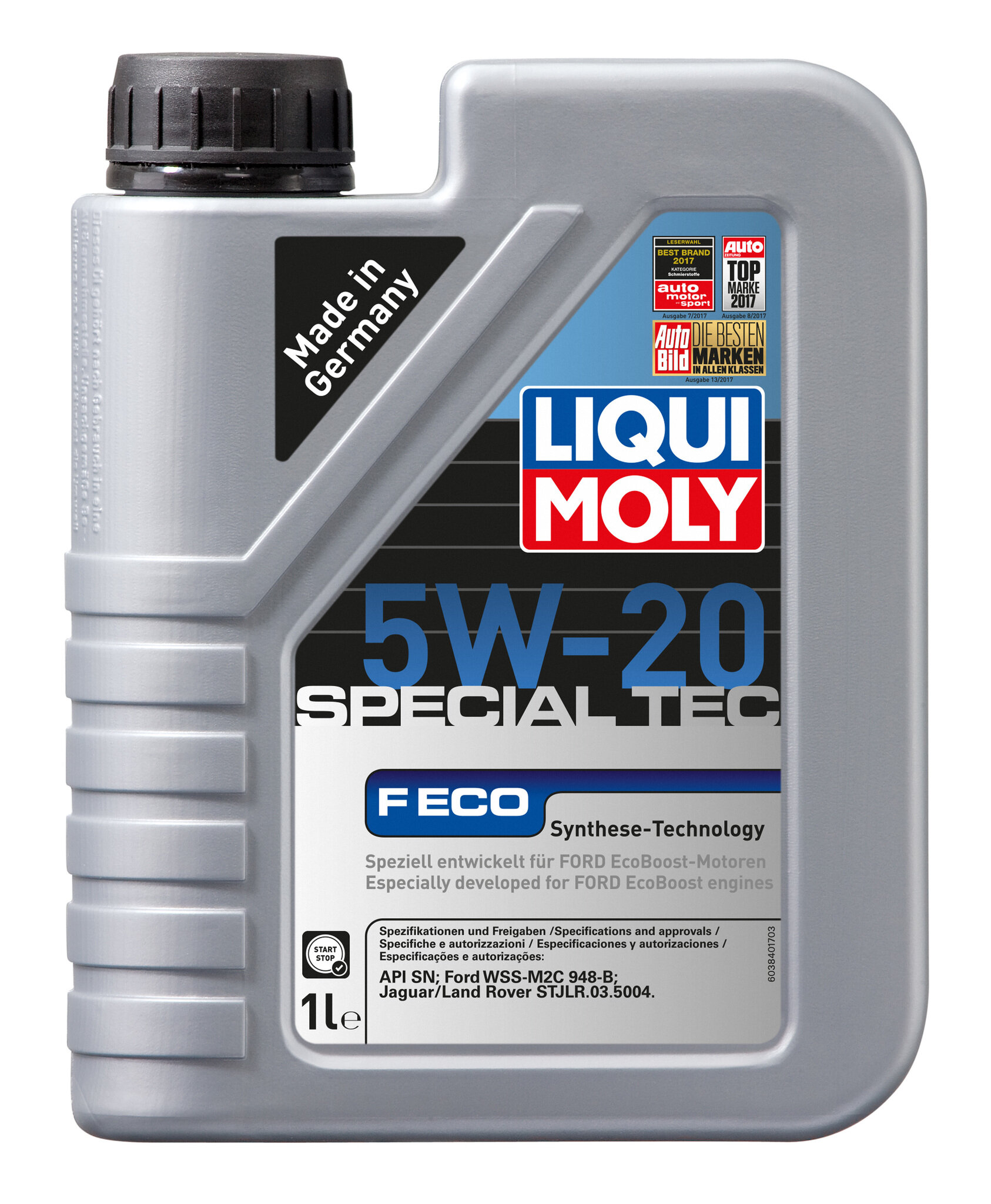 Синтетическое моторное масло LIQUI MOLY Special Tec F ECO 5W-20