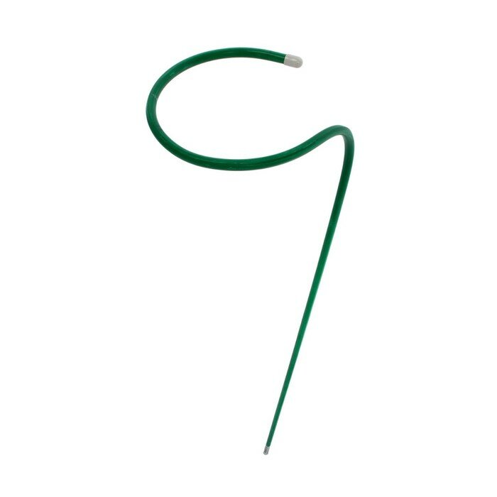 Кустодержатель для цветов, d = 30 см, h = 90 см, ножка d = 1 см, металл, зелёный (2 шт)
