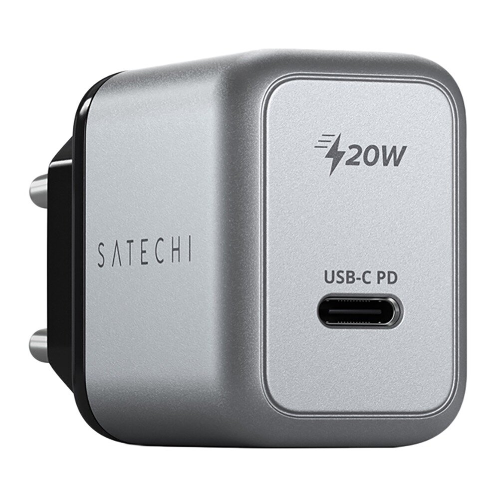 Satechi Wall Charger (USB-C PD), серый космос