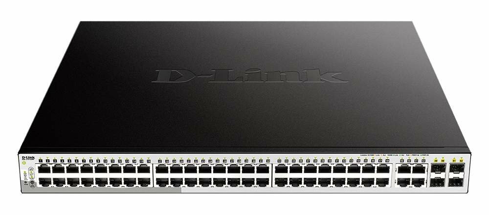 Коммутатор D-Link WebSmart DGS-1210-52/F1 DGS-1210-52/F1A/Управляемый Layer 2