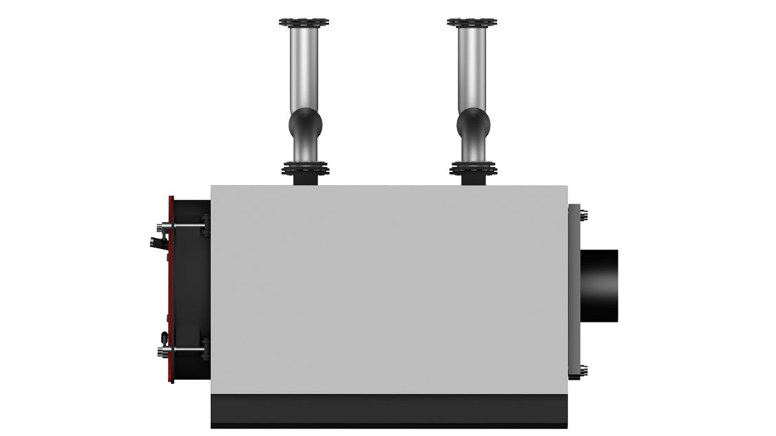 Сдвоенный горизонтальный водогрейный котел Teplofor Duplex GV2-DD 1400, 1400 кВт - фотография № 5