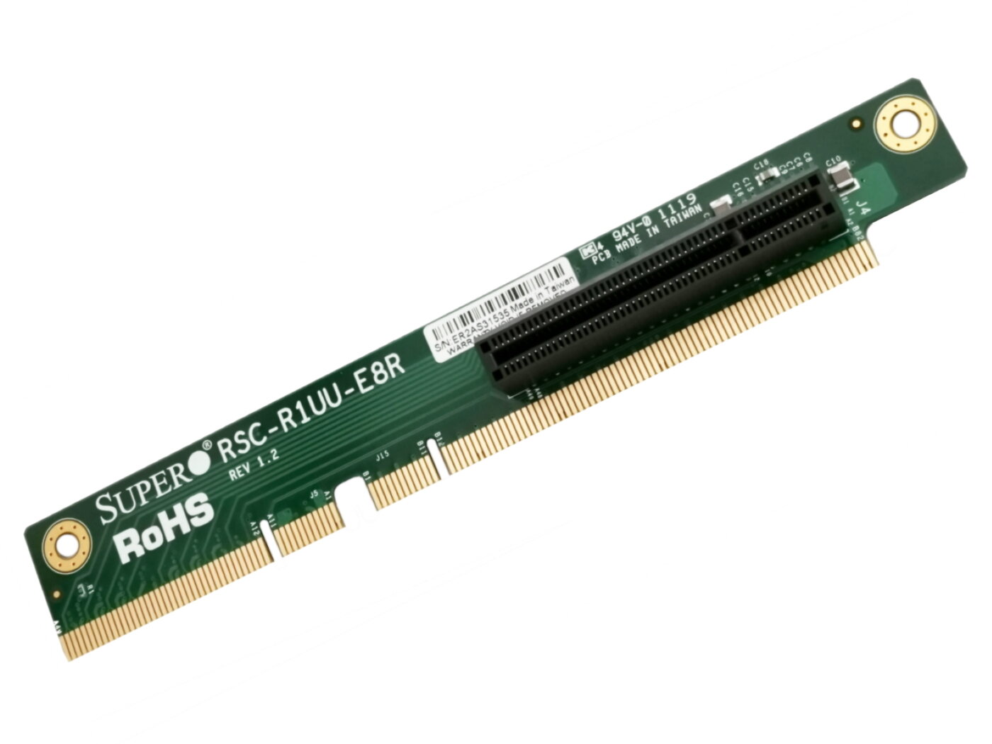 Переходная плата SuperMicro Riser 1-Slot PCI-E (x8) RSC-R1UU-E8R