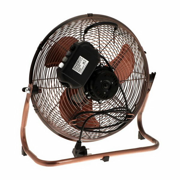 Вентилятор ELEGANCE EN-1627, напольный, 45 Вт, 3 скорости, 30 см, цвет медь - фотография № 2
