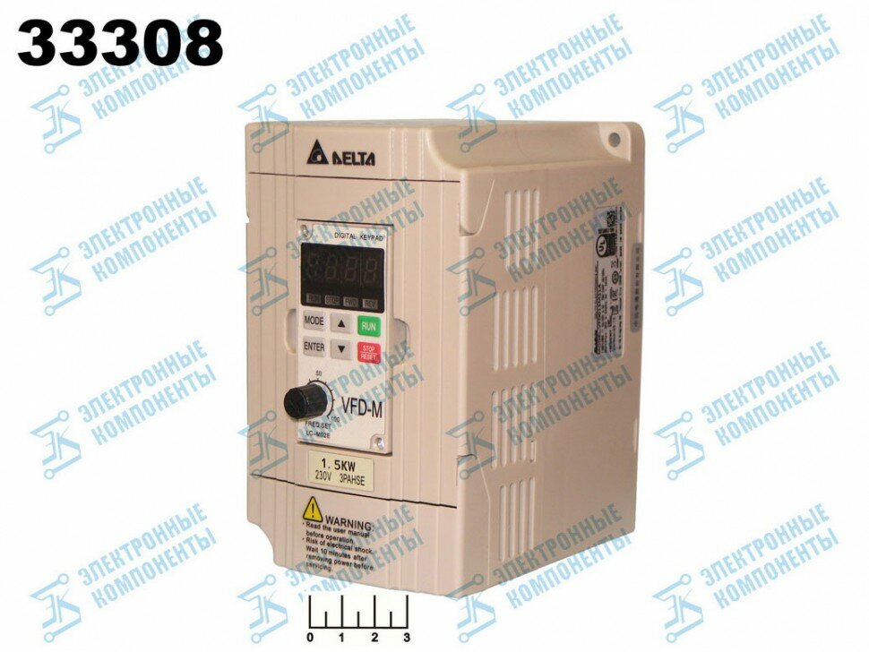 Преобразователь частоты Delta VFD-M 1.5KW 015M21A (220V)