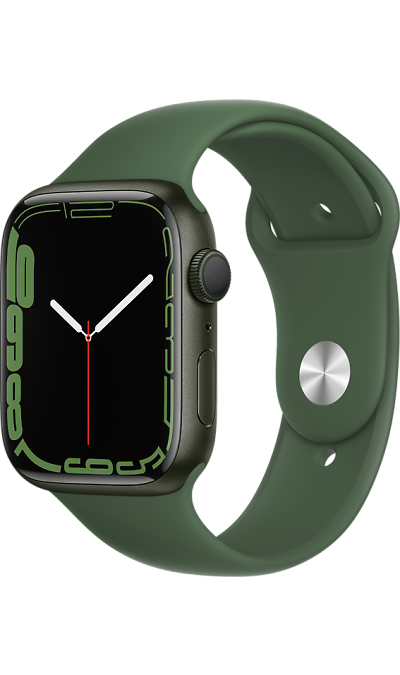 Apple Умные часы Apple Watch Series 7, 45 мм, зеленые