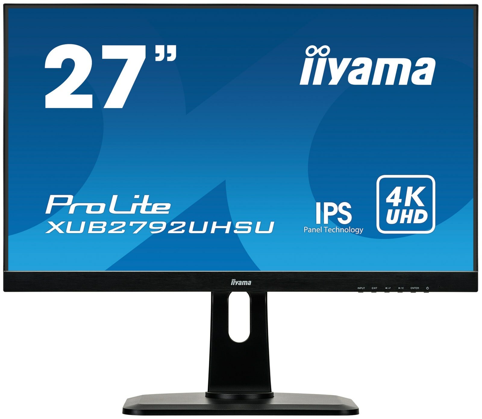  27" iiYama XUB2792UHSU-B1  IPS 3840x2160 300 cd/m^2 4 ms DVI HDMI DisplayPort  USB