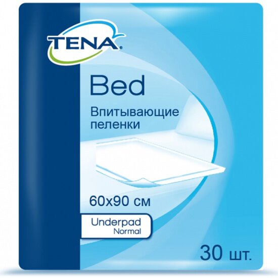 Пеленки одноразовые TENA Bed Underpad Normal (60х90 см), 30 шт