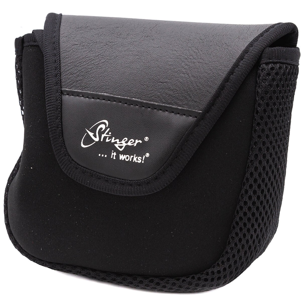 фото Чехол для катушки Stinger XL неопреновый, с отделением для рукояти (3000-3500) цв. Чёрный