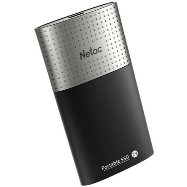 Накопитель SSD External Netac 2.0Tb Z9 (NT01Z9-002T-32BK) (USB3.2, up to 550/480MBs, 90х47.5х11.5mm, Aluminium+Plastic)