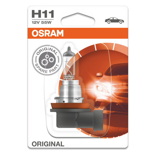 Лампа автомобильная галогенная Osram 64211-01B, H11, 12В, 55Вт, 1шт