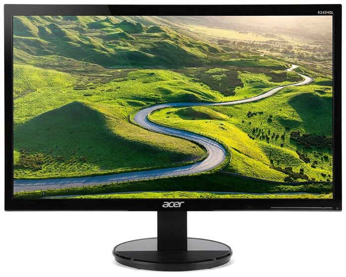 Acer Монитор 23.6 Acer K242HQLBid 1920x1080, черный (D-Sub, DVI, HDMI)