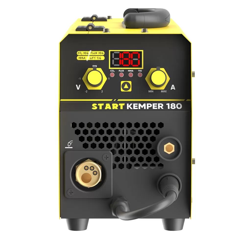 START KEMPER 180 Cварочный полуавтомат (220В, 20-180A, MIG FLUX/MMA/TIG, евроразъем, арт. 2ST181) - фотография № 2