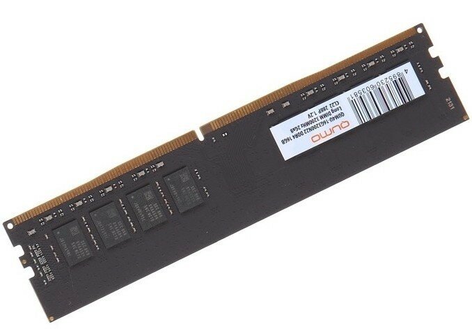 Qumo DDR4 Dimm 16GB QUM4U-16G3200N22 Pc4-25600, 3200MHz OEM .