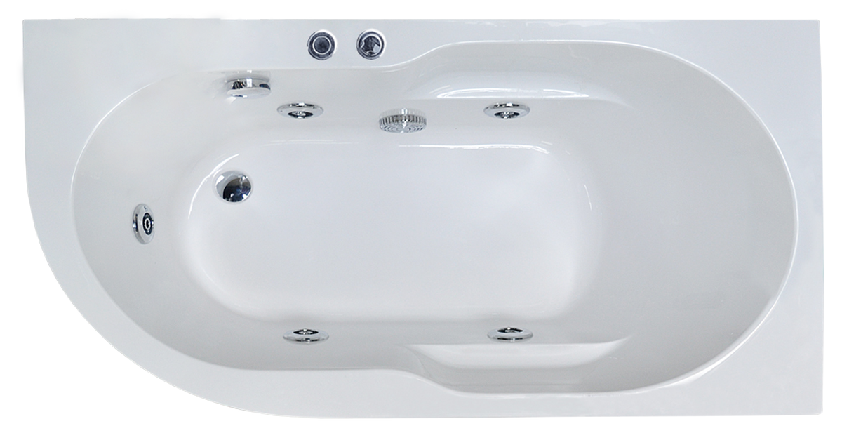 Гидромассажная ванна Royal Bath AZUR STANDART 140x80x60R - фотография № 1