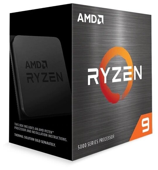 AMD Процессор AMD Ryzen 9 5900X (3.70ГГц, 64МБ) SocketAM4 (без кулера) (ret)