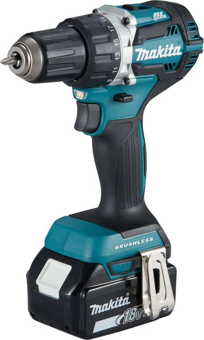 Дрель-шуруповерт Makita DDF484RME 4Ач, с двумя аккумуляторами