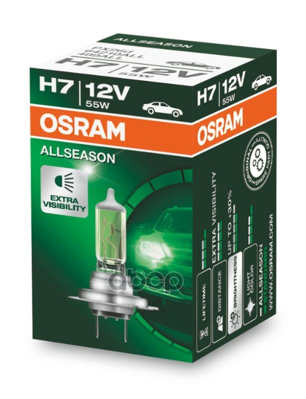  H7 12v 55w Px26d Allseason (  ) Osram . 64210ALL