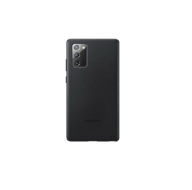 Чехол-накладка Samsung Leather Cover для Galaxy Note 20 (EF-VN980LBEGRU, черный)