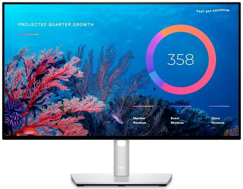 Монитор Dell 24" UltraSharp U2422HE S/Bk 1920x1080 IPS 60Гц 5ms HDMI DisplayPort USB-C