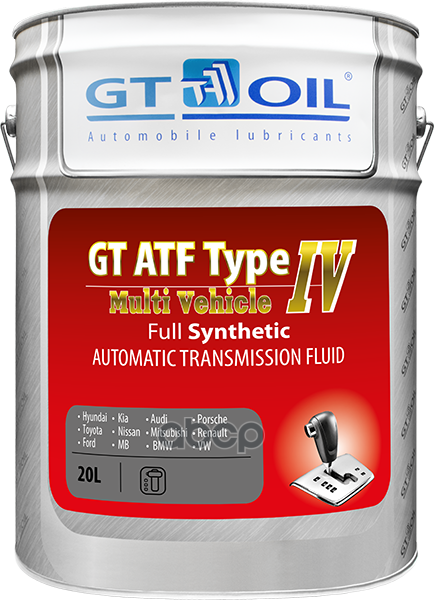 Масло Транс. Gt Atf T-Iv Multi Vehicle 20 Л GT OIL арт. 8809059407974