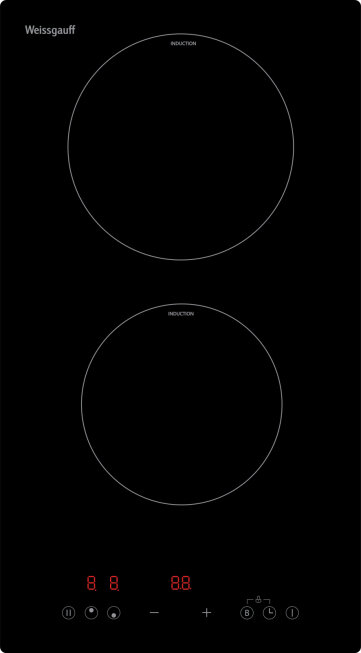 Индукционная варочная поверхность Weissgauff HI 32 BSCM черный (431337) - фото №1