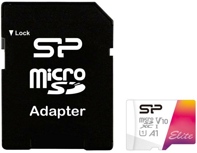 Флеш карта microSD 256GB Silicon Power Elite A1 microSDXC Class 10 UHS-I U3 100 Mb/s (SD адаптер)