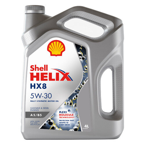 Моторное масло SHELL Helix HX 8 A5/B5, 5W-30, 4л, синтетическое [550046777]