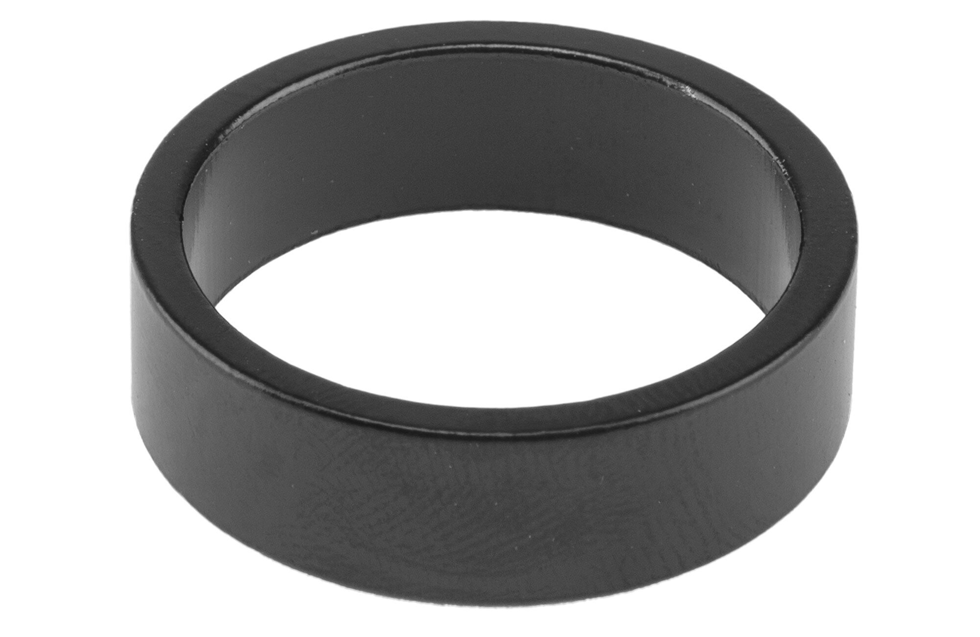 Проставочное кольцо рулевой колонки алюминиевое "спейсер", h-10мм, для штока вилки 1-1/8", черное
