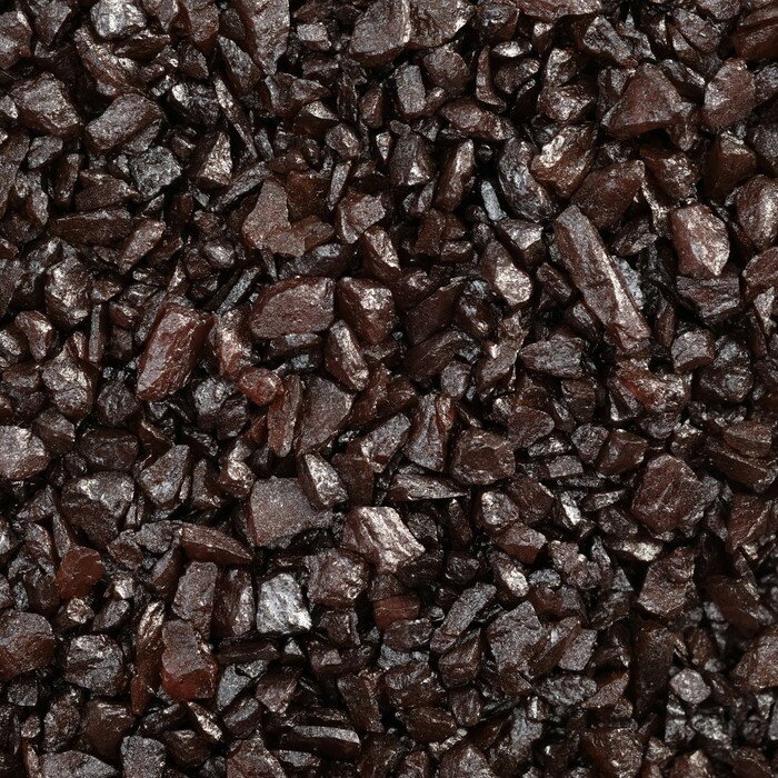 DECOR DE Грунт декоративный "Шоколадный металлик" песок кварцевый, 250 г фр.1-3 мм - фотография № 2
