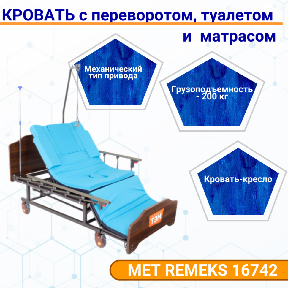 Кровать МЕТ Remeks 16742