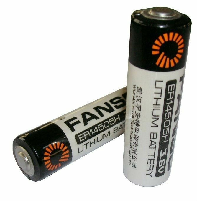 фото Элемент питания батарейка FANSO ER14505H/S 3.6 V 2500mAh литиевый LR6/АА (для газового счетчика) 2 шт